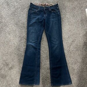 PAIGE Dark Blue Flare Jeans